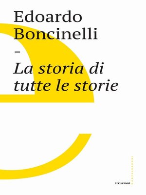 cover image of La storia di tutte le storie